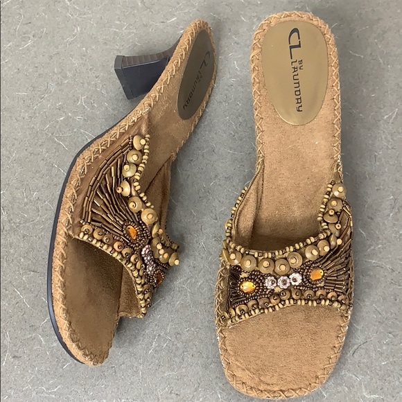 CL by Laundry Shoes - CL by Laundry Audrey Beaded Sandals